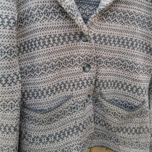 Attractive Carole Little Knit Blazer Medium Merino Wool So SOFT - Picture 2 of 6